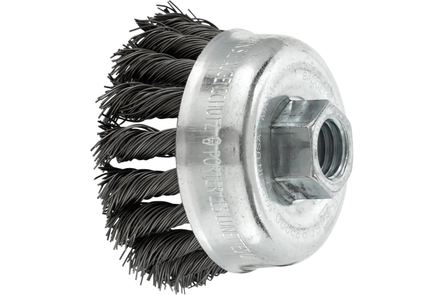 Picture of Pferd Knot Wire Cup Brush Psf 2-3/4" Dia. .020 Carbon Steel 5/8-11" Thread Retail